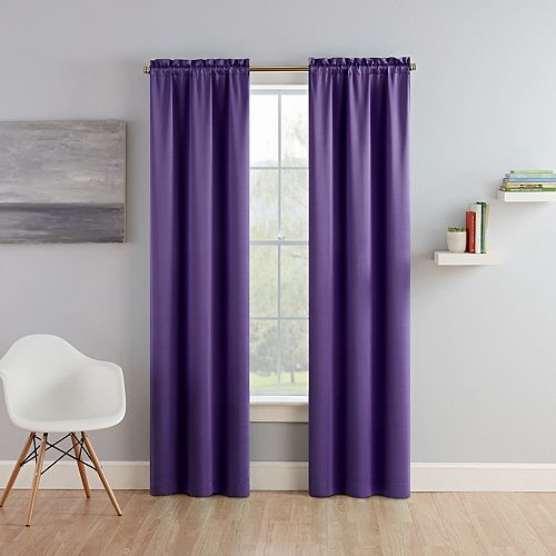 Eclipse Tricia RoomDarkening 2Pack Window Curtains