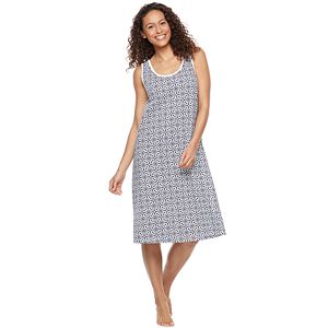 Women's Croft & Barrow® Pajamas: Long Knit Sleepshirt