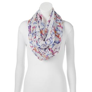 love this life Inspirational Hibiscus Infinity Scarf