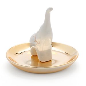 LC Lauren Conrad Elephant Ring Holder Trinket Tray