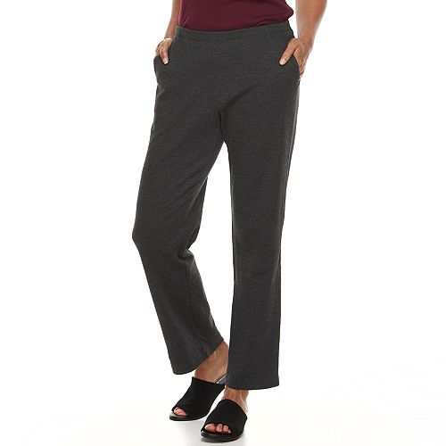 Petite Croft & Barrow® Pull-On Knit Pants