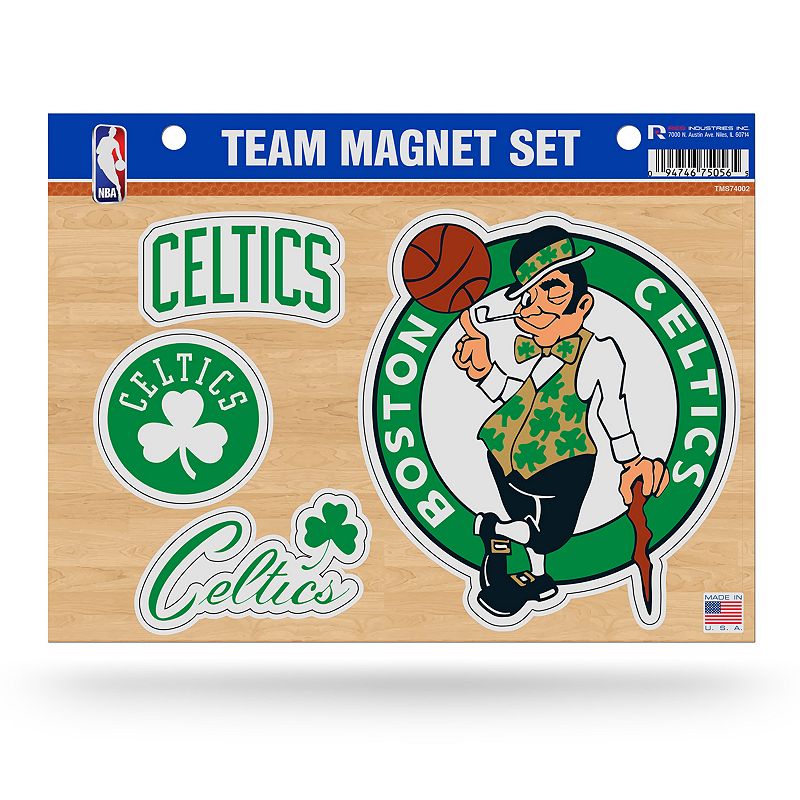 Boston Celtics Team Magnet Set, Multicolor