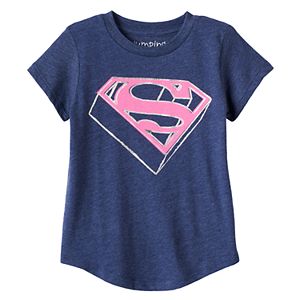 Toddler Girl Jumping Beans® DC Comics Supergirl Glittery Graphic Tee