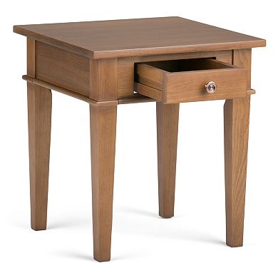 Simpli Home Carlton 1-Drawer End Table