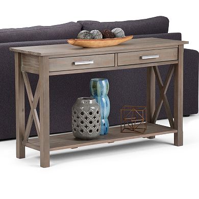 Simpli Home Kitchener 2-Drawer Console Table