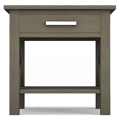 Simpli Home Kitchener 1-Drawer End Table