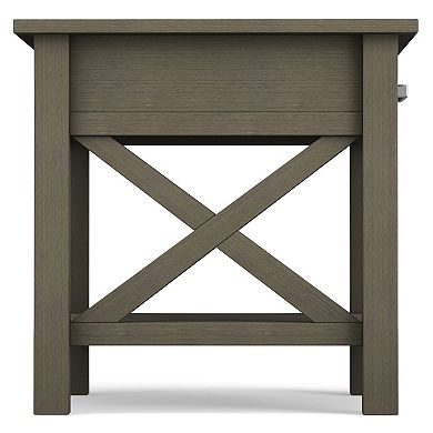 Simpli Home Kitchener 1-Drawer End Table