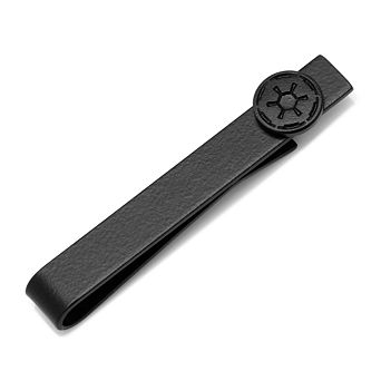 Men's Cuff Links, Inc. Star Wars Satin Black Imperial Symbol Tie Bar