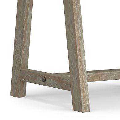 Simpli Home Sawhorse End Table 