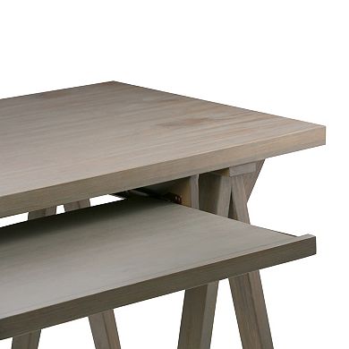 Simpli Home Sawhorse Desk