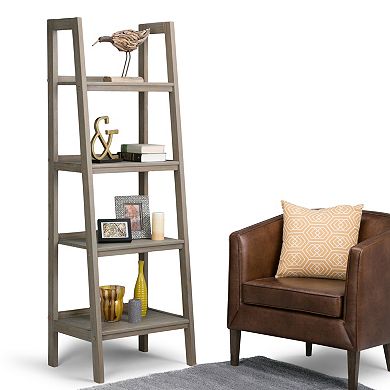 Simpli Home Sawhorse Ladder Bookshelf