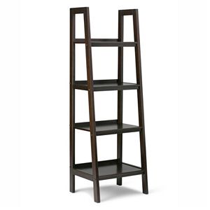 Simpli Home Sawhorse Ladder Bookshelf