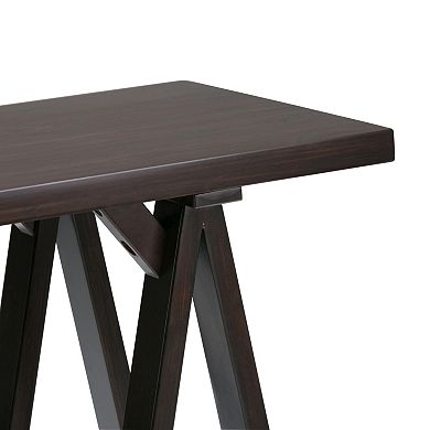 Simpli Home Sawhorse Console Table