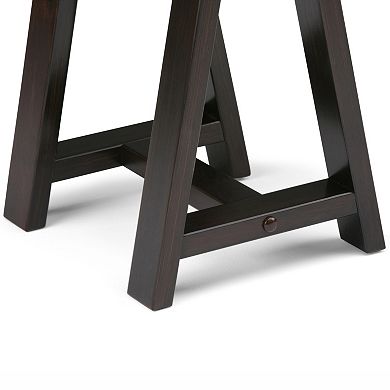 Simpli Home Sawhorse Console Table