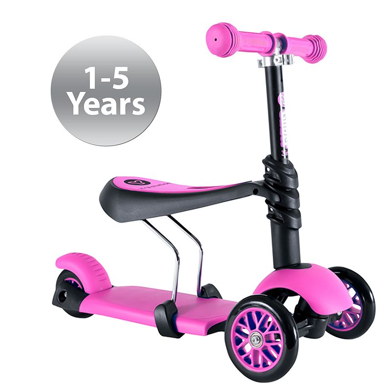 UPC 810118021305 product image for Yvolution Y Glider 3-in-1 Scooter, Pink | upcitemdb.com