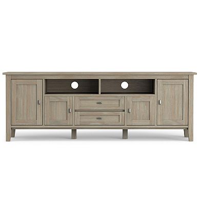 Simpli Home Warm Shaker Media Storage TV Stand