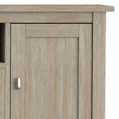 Simpli Home Warm Shaker Media Storage TV Stand
