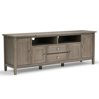 Simpli Home Warm Shaker Media Storage TV Stand
