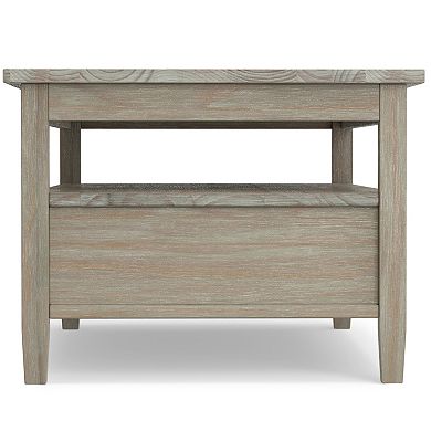 Simpli Home Warm 2 Drawer Shaker Coffee Table