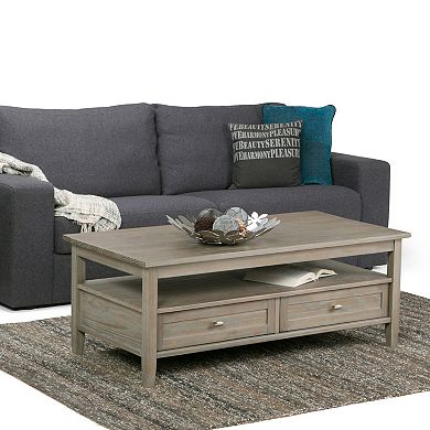 Simpli Home Warm Shaker Coffee Table