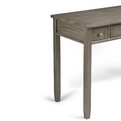 Simpli Home Warm Shaker 2-Drawer Desk