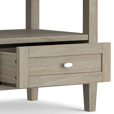 Simpli Home Warm Shaker Contemporary End Table