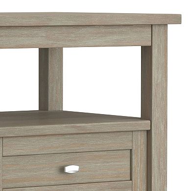 Simpli Home Warm Shaker Contemporary End Table