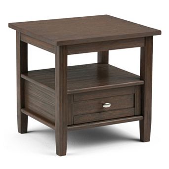 Simpli Home Warm Shaker Contemporary End Table