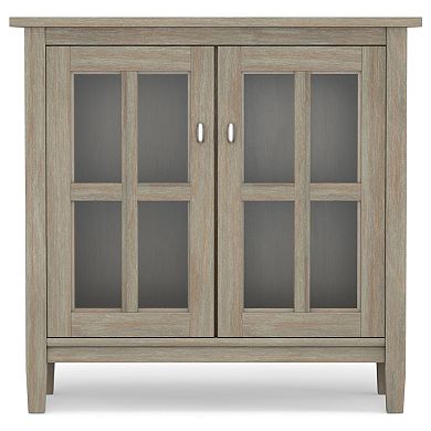 Simpli Home Warm Shaker 2-Door Storage Cabinet