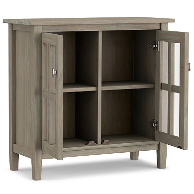 Simpli Home Warm Shaker 2-Door Storage Cabinet
