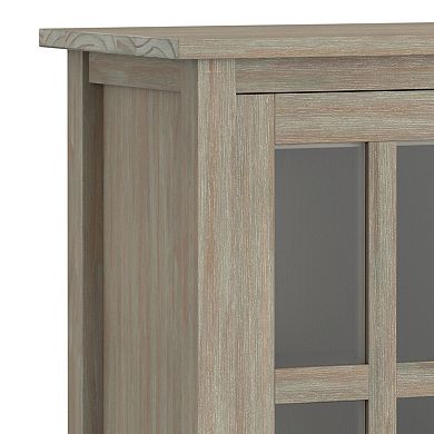 Simpli Home Warm Shaker 2-Door Storage Cabinet