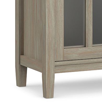 Simpli Home Warm Shaker 2-Door Storage Cabinet