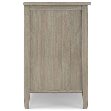 Simpli Home Warm Shaker 2 Drawer Media Storage TV Stand