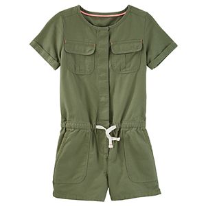 Girls 4-12 OshKosh B'gosh® Olive Romper