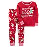 Baby Girl Carter's "Dreaming of a Frosty Christmas" Gingerbread Girl Top & Bottoms Pajama Set