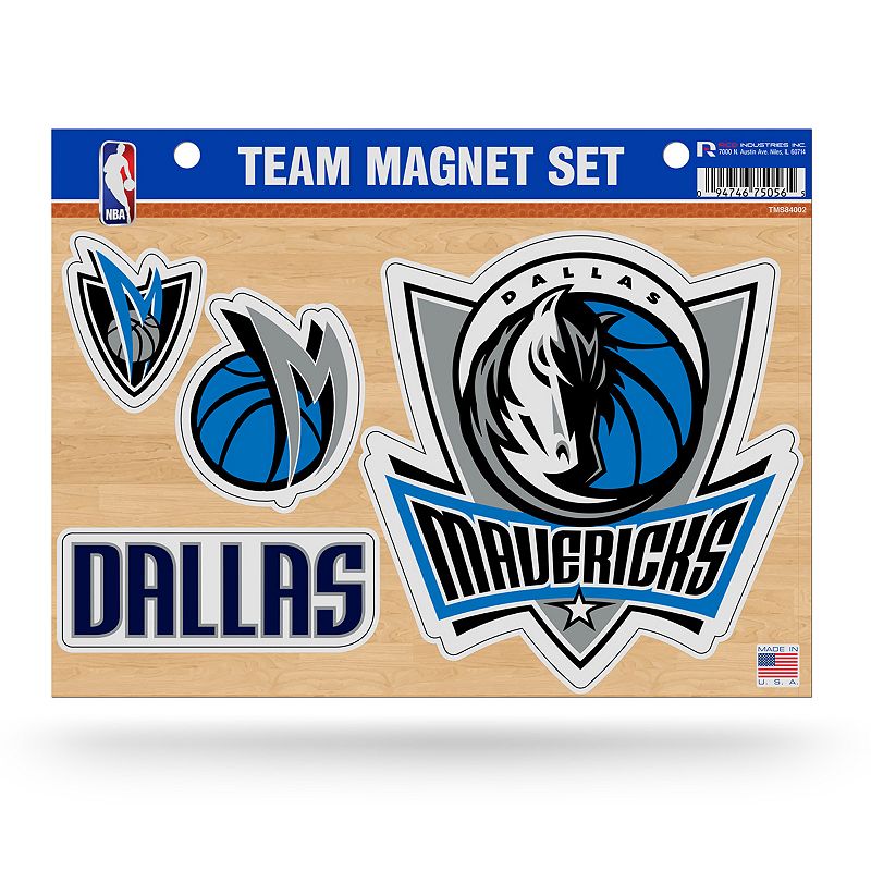 Dallas Mavericks Team Magnet Set, Multicolor