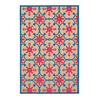 StyleHaven Corisco Floral Lattice Rug