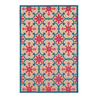 StyleHaven Corisco Floral Lattice Rug