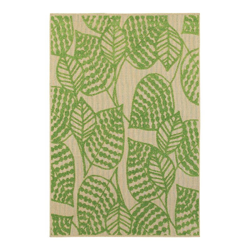 StyleHaven Corisco Botanical Leaves Rug, Green, 8X11 Ft