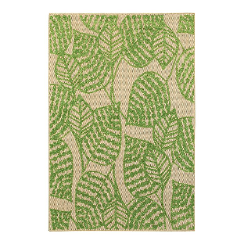 StyleHaven Corisco Botanical Leaves Rug, Green, 10X13 Ft