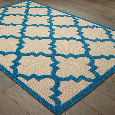 StyleHaven Corisco Quatrefoil Lattice Rug