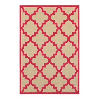 StyleHaven Corisco Quatrefoil Lattice Rug