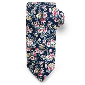 Men's Rooster Floral Tie