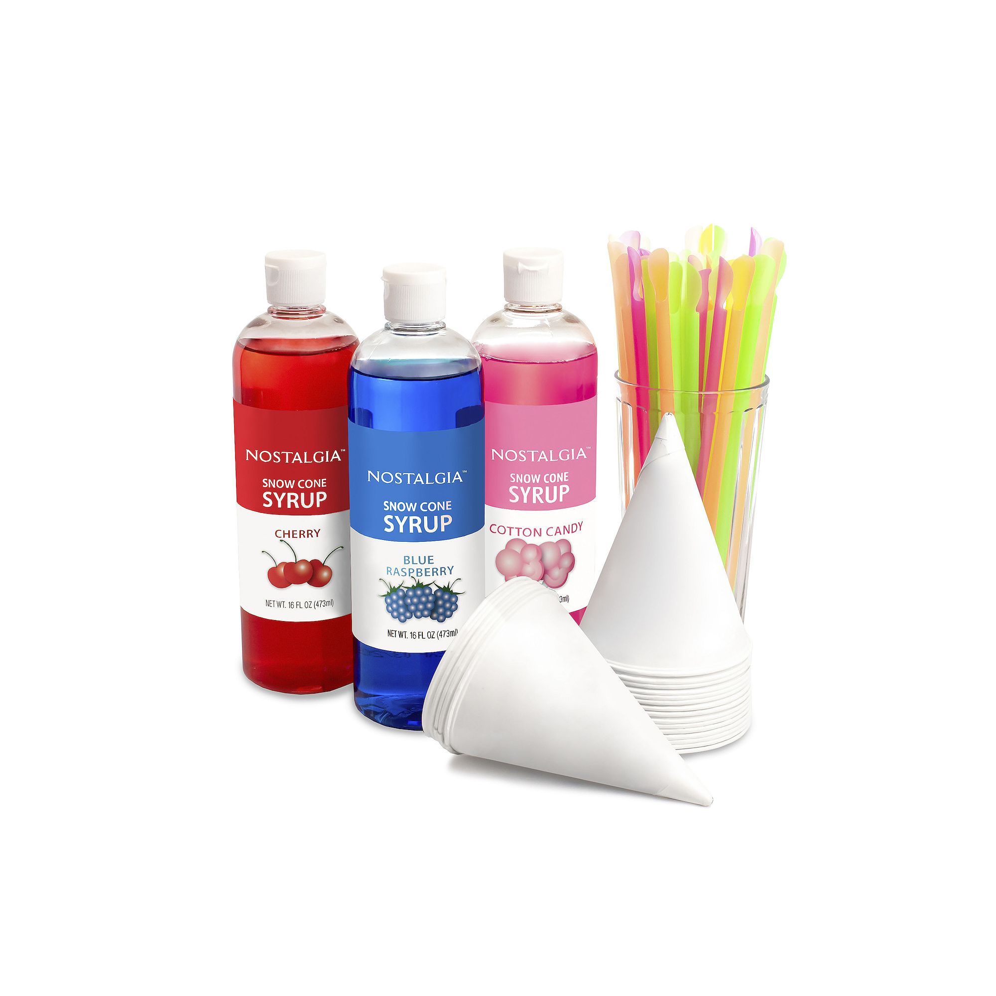 Nostalgia Electrics Snow Cone Kit, Multicolor