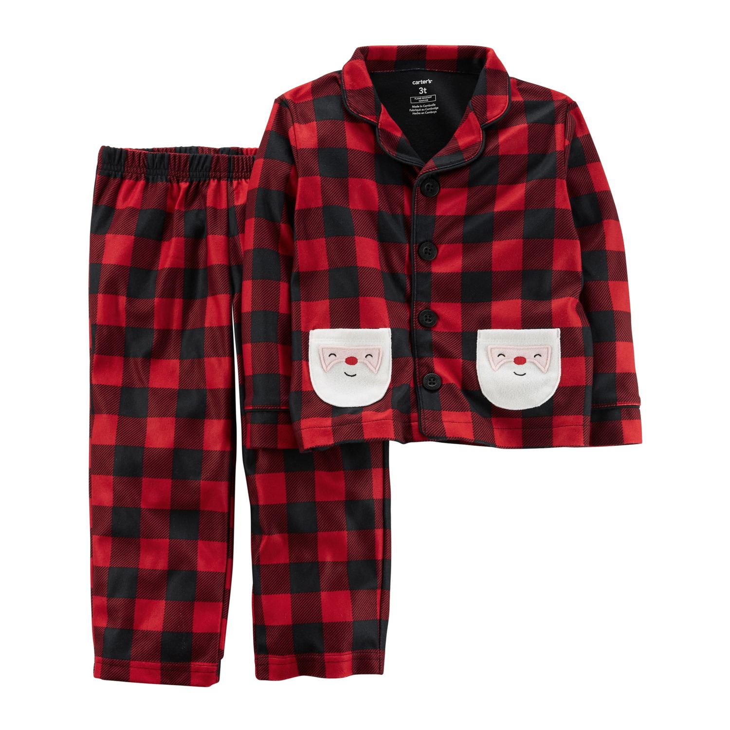 boys buffalo check pajama pants