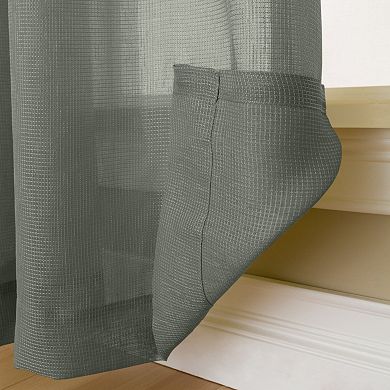 Miller Curtains Robin Sheer Textured Window Curtain