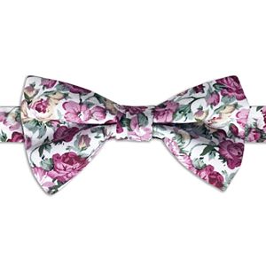 Men's Rooster Floral Pre-Tied Bow Tie