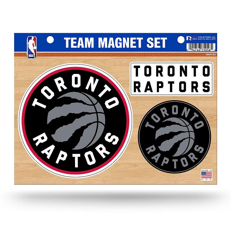 Toronto Raptors Team Magnet Set, Multicolor