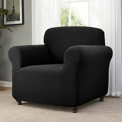 Madison Checkerboard Chair Slipcover