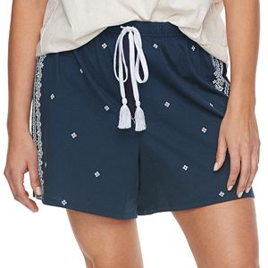 Plus Size SONOMA Goods for Life™ Mix & Match Pajamas: Jersey Shorts
